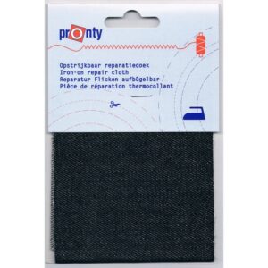 Pièce thermocollante JEANS noir