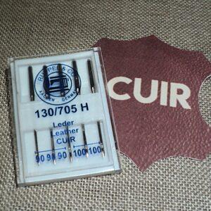 Ruppel Aiguilles pour la machine à coudre CUIR assorti 90-100