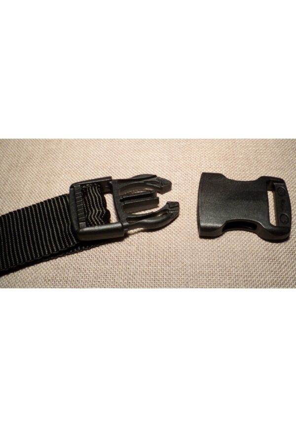 Boucle banane 30 mm noir YKK