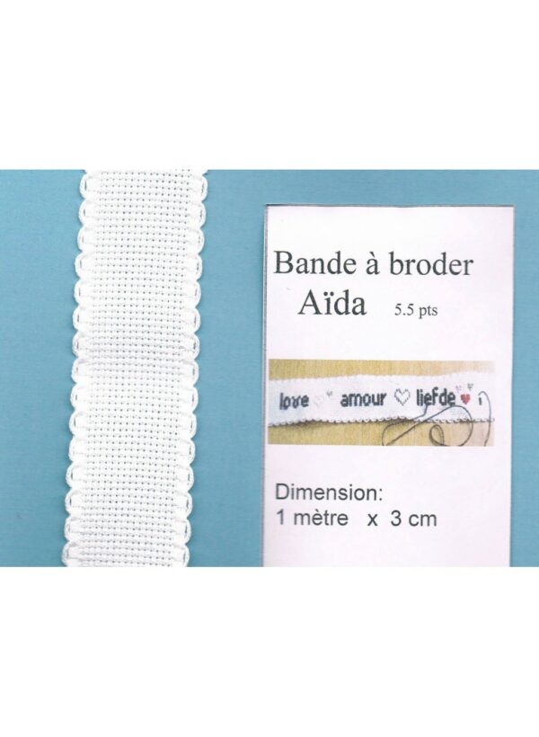 Bande à broder Aïda 5.5 pts