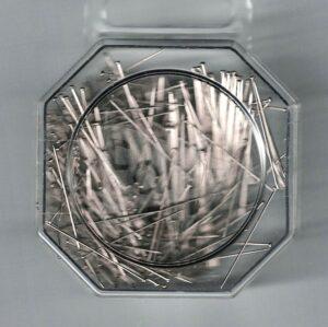 Épingles couture 25gr tout acier, pour tissus standard