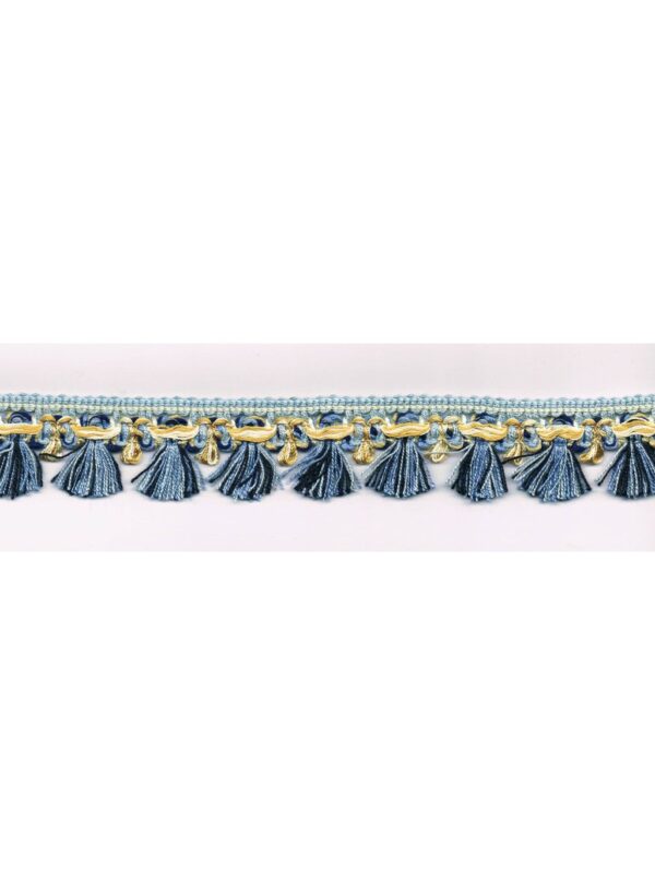 Frange bleu antique