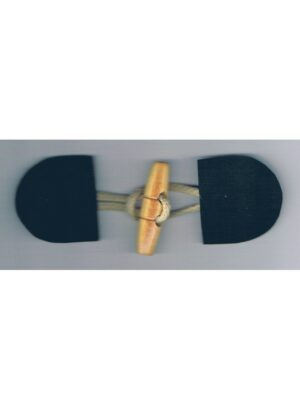 Bouton brandebourg NOIR