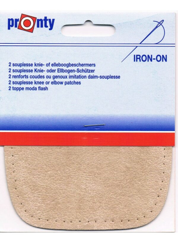 Renforts genoux (2) beige