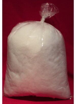 Rembourrage +/- 300g blanc pour coussins, peluches, poupées, couronne etc. moelleux, doux, lavable en lave-linge.