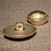 Bouton ovale doré 18mm/22mm avec tresse, bouton à queue le dos
