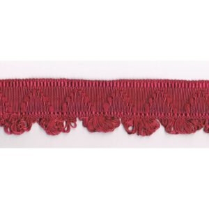 Galon Passementerie 38mm rose antique / bordeaux