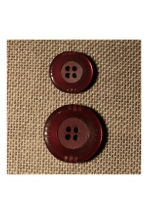 Bouton bordeaux 15mm/20mm 4-trous