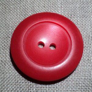 Bouton LARGE manteau rouge 43mm 2-trous pour cardigan épais, veste, cape