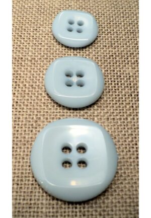 Bouton bleu pâle 15mm/18mm/23mm 4-trous