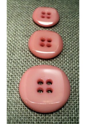 Bouton rose bonbon 15mm/18mm/23mm 4-trous