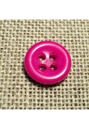 Bouton fuchsia 11mm 4-trous Bouton Bébé, chemise, button down