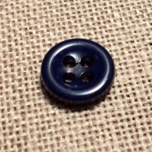 Bouton bleu marine 11mm 4-trous Petit Bouton Bébé, chemise, button down