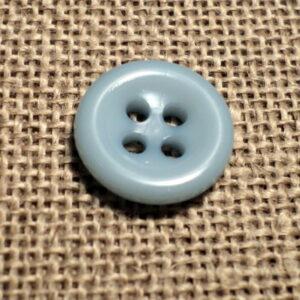 Bouton bleu pâle 11mm 4-trous Petit Bouton Bébé, chemise, button down