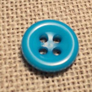 Bouton turquoise 11mm 4-trous Petit Bouton Bébé, chemise, button down