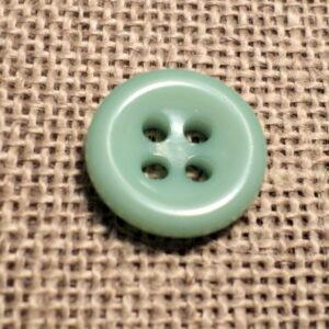Bouton vert d'eau 11mm 4-trous Petit Bouton Bébé, chemise, button down