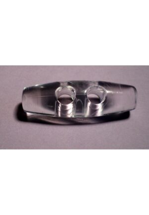 Bouton buchette transparent 35mm 2-trous kabig