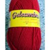 Laine à tricoter rouge, 50g