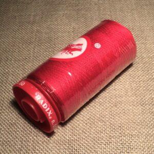 Fil Coton Radix rouge, 500 yards Nr.50 ( 457 mètres) fil coton machine à coudre, machine broderie, fil à quilter