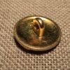 Bouton planète métal doré 18mm contemporain