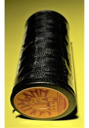 Fil cordonnet noir Goldmann "EXTRA FORT" nr 40, bobine 100m, très résistantes, machine et main