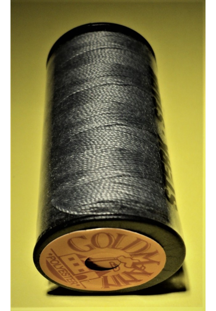 Bobina Di Filo CORDONNET GOLDMANN 100% Poliestere 100 Metri / #40 - Ideale Per Cucire Jeans, Pelle E Tessuti Spessi - Colore: Bianco - 2