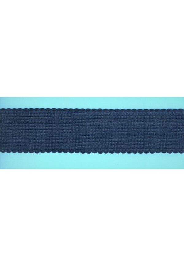 Bande à broder Aïda 5cm bleu marine, Ruban Aida à broder, vendu au mètre