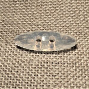 Bouton buchette transparent 20mm 2-trous kabig