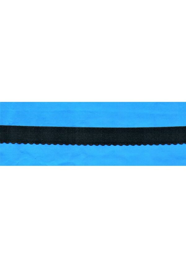 Elastique bretelle noir 20mm pour soutien gorge, lingerie, dentelle crochet , vendu au mètre