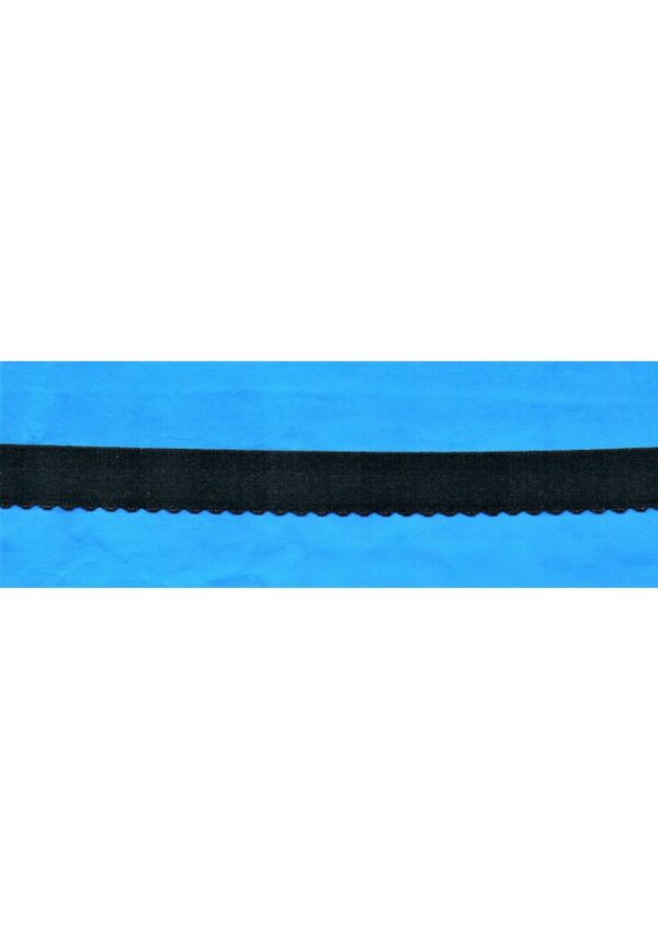Elastique bretelle noir 20mm pour soutien gorge, lingerie, dentelle crochet , vendu au mètre