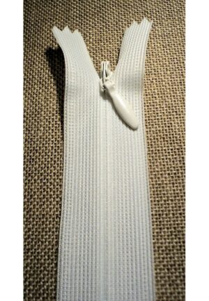 Fermeture invisible blanc cassé 60 cm, non séparable 4mm, robe, coussin, sac, trousse etc Fermeture à glissière