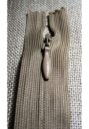 Fermeture invisible taupe 60 cm, non séparable 4mm, robe, coussin, sac, trousse etc Fermeture à glissière