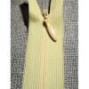 Fermeture invisible jaune clair 60 cm, non séparable 4mm, robe, coussin, sac, trousse etc Fermeture à glissière