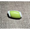 Bouton buchette mini vert anis 15mm, kabig, gilet, vest pour les enfants et les bébés