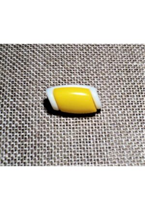 Bouton buchette mini jaune 15mm, kabig, gilet, vest pour les enfants et les bébés