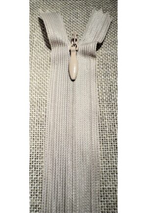 Fermeture invisible beige 22cm, non séparable 4mm, robe, coussin, sac, trousse etc, Fermeture à glissière