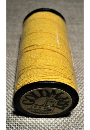Fil élastique jaune lastex Goldmann Diolen 15m (bobine) pour les fronces et smocks