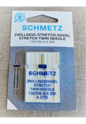 Schmetz Double Aiguille (Jumeaux) Stretch nº 75/4 pour la machine à coudre