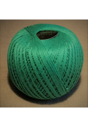 Coton mercerisé VERT à tricoter, à crocheter, 50g