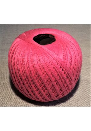 Coton mercerisé FUCHSIA à tricoter, à crocheter, 50g