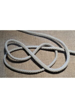 Cordon anorak 4mm gris clair, cordelette pour manteaux, attache duffle coat, les sacs etc