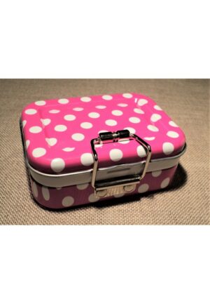 Trousse couture voyage fuchsia, boìte nécessaire à couture pour le voyage, kit couture compact