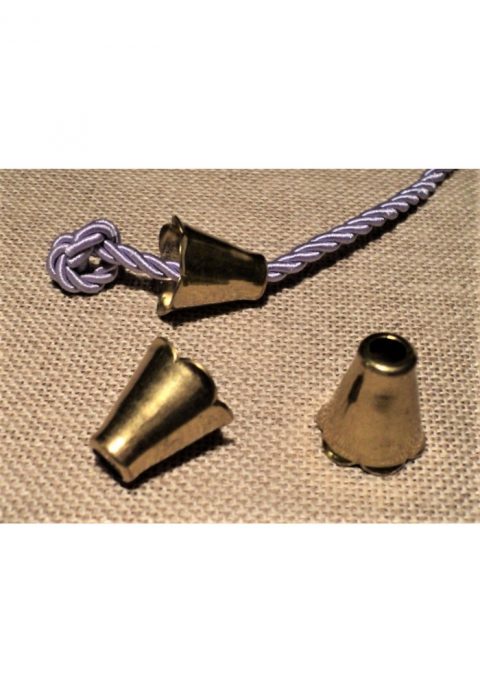 SUNNYCLUE 1 Boîte De 48 Embouts De Cordon En Métal Doré Et