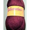 Laine à tricoter bordeaux, 50g