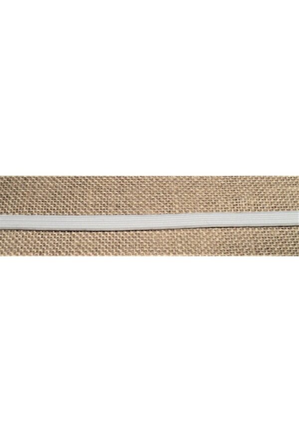 Elastique tubulaire 5mm BLANC (2.5mètres), élastique plat 12 gommes double pour slip, drap housse, pantalon etc