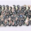 Ruban Sequins 40mm stretch, argenté  paillettes galon élastique – Image 2