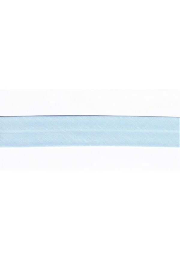 Ruban Biais 30mm Bleu clair vendu au mètre, bleu pâle, bleu bébé