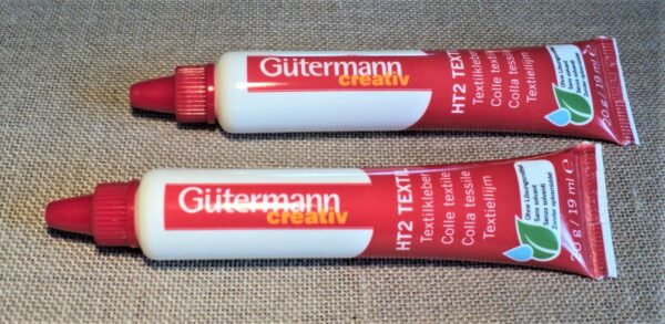 Colle HT2 Textile Gütermann tout tissus 20gr, colle sans solvant