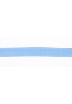 Ruban Biais 20mm Bleu pâle, bleu clair layette