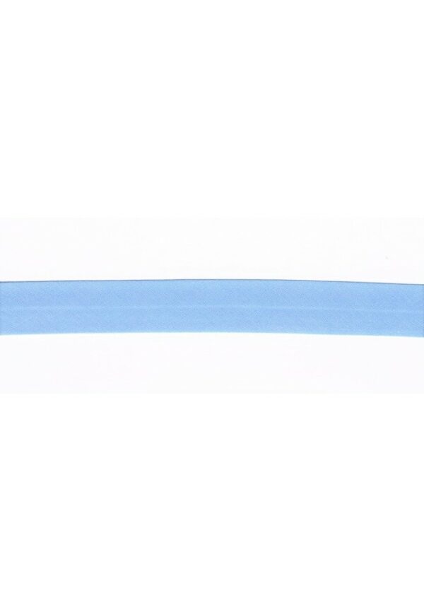 Ruban Biais 20mm Bleu pâle, bleu clair layette